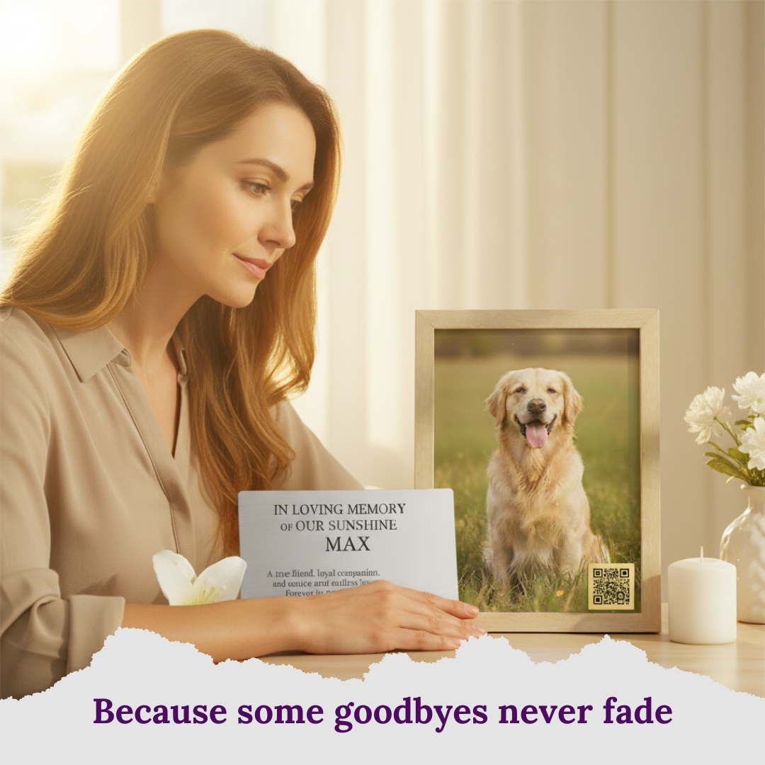 Rainbow Bridge QR | Pet Memorial QR